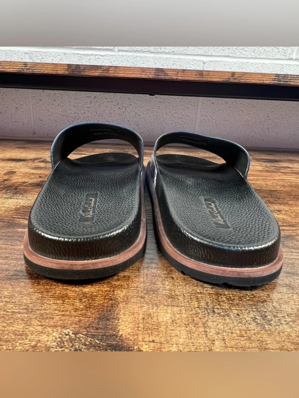 Robert Graham Skull Dock‎ Slides Casual Beach Summer Black Men's 9